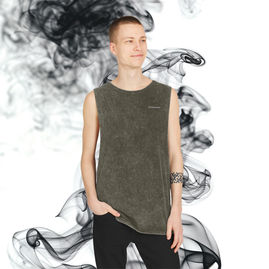 ACOTAR Inspired Bat Boys Unisex  Stonewash Tank Wings