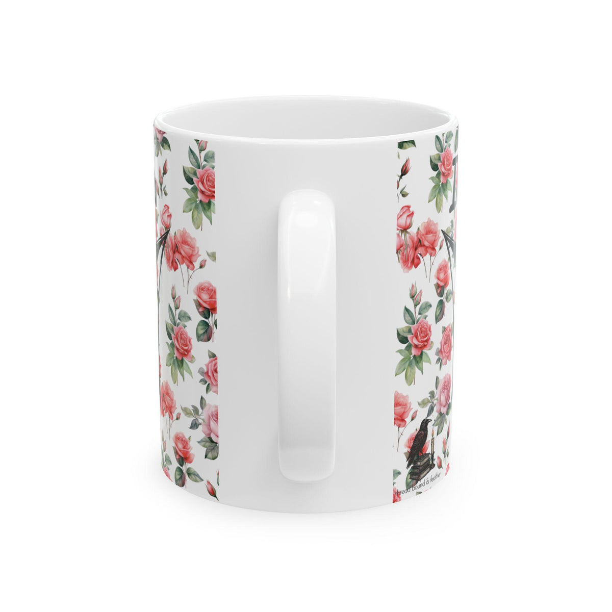 In My Fairy Smut Era Ceramic Mug Roses Bat Wings