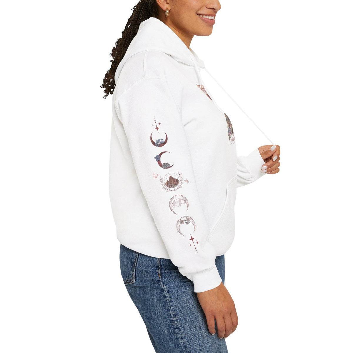 City Of Starlight Floral | Unisex Heavyweight Hoodie