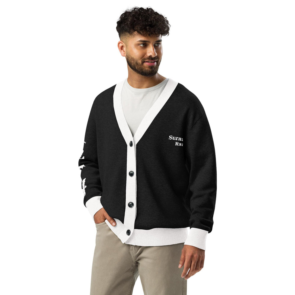 Personalised Basgiath War College Custom Knitted Cardigan, Ink, Fourth Wing