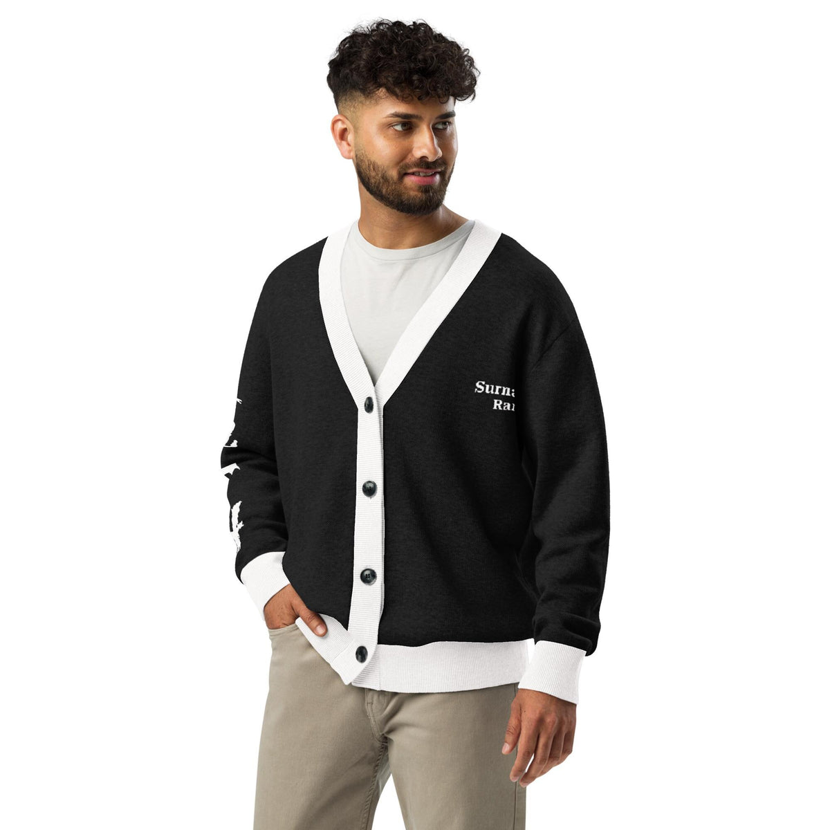 Personalised Basgiath War College Custom Knitted Cardigan, Ink, Fourth Wing