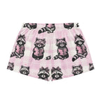 Reading Raccoons Women's Satin Pyjama Shorts