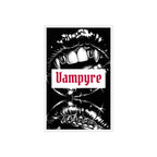 Vampyre Acrylic Bookshelf Sign | Shelf & Book Nook Decor