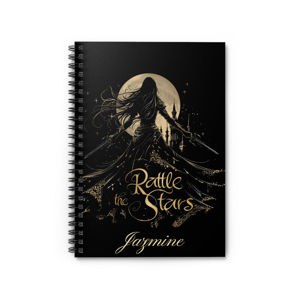 Personalised Celaena Notebook | Throne Of Glass Spiral Ruled Journal