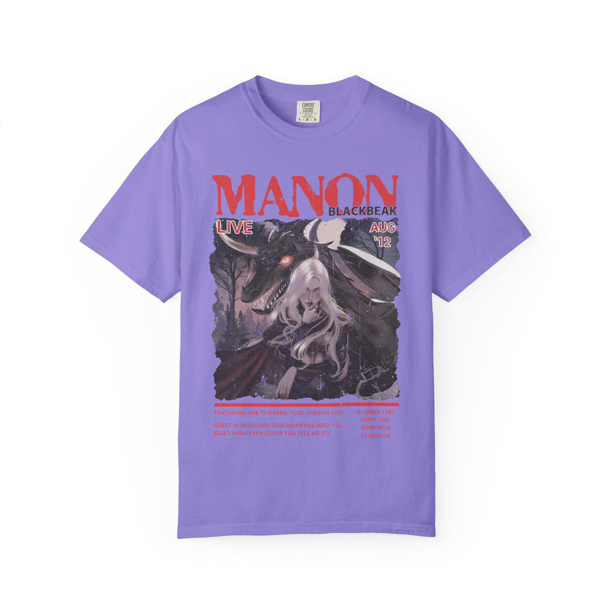 Manon Blackbeak Live Gig Tee | Throne Of Glass Witch T-Shirt