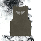 ACOTAR Inspired Bat Boys Unisex  Stonewash Tank Wings