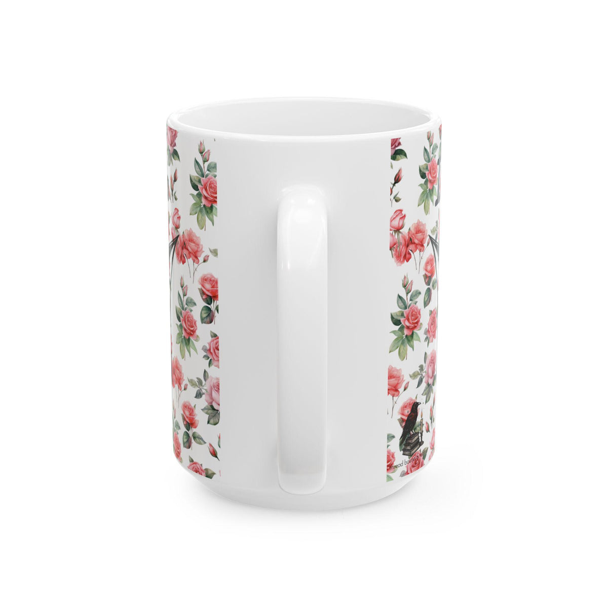 In My Fairy Smut Era Ceramic Mug Roses Bat Wings