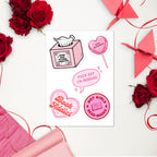 Hot Girls Read Bookish Sticker Sheet