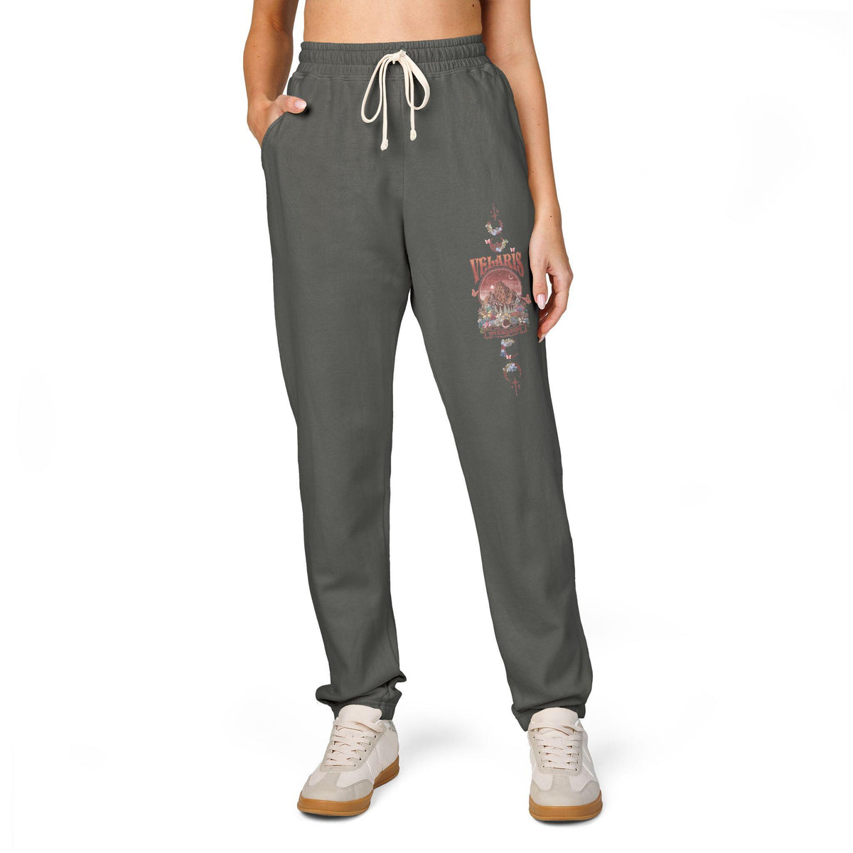 Floral Velaris Unisex Trackies, Cozy Lounge Wear