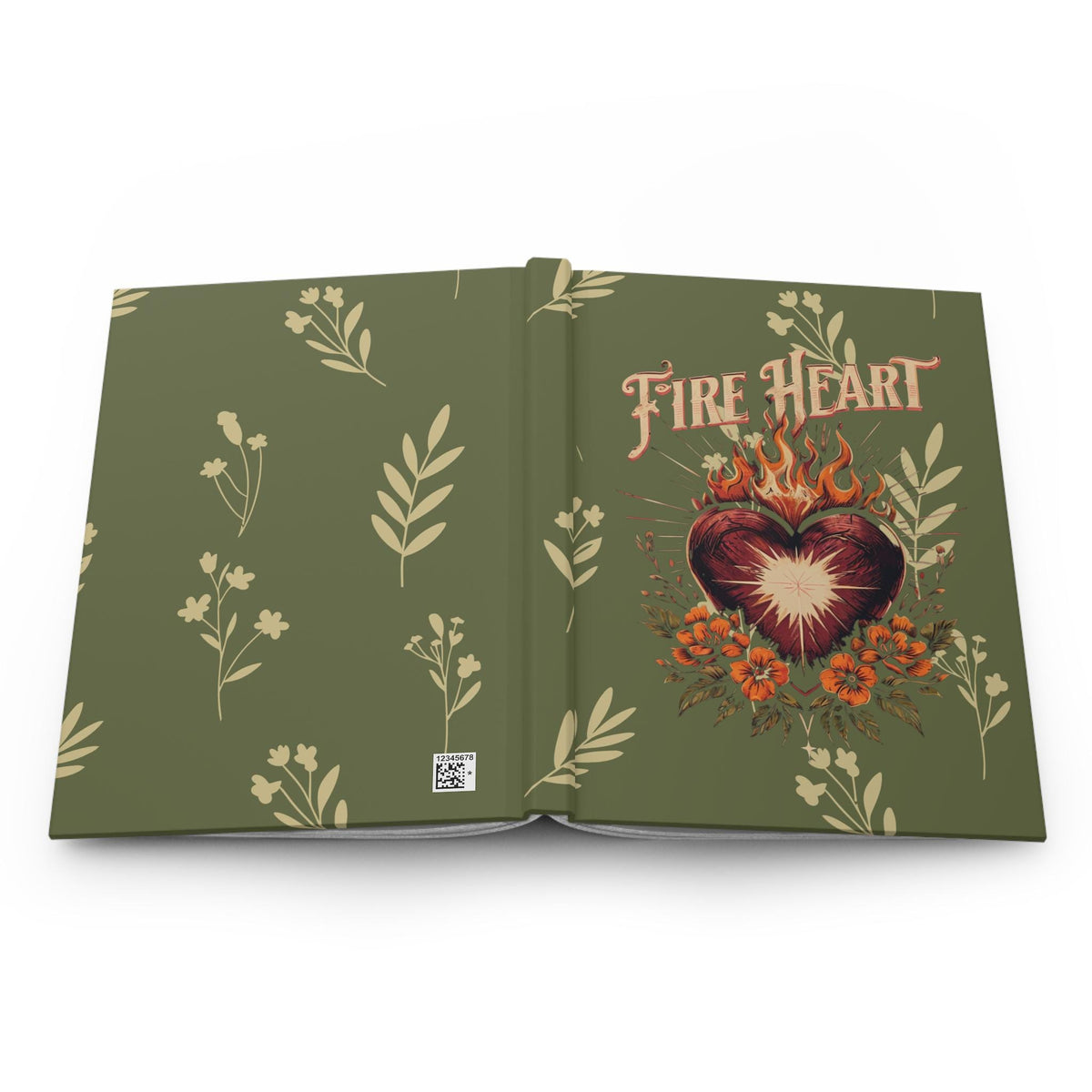Fireheart Hardcover Notebook | Throne Of Glass Journal