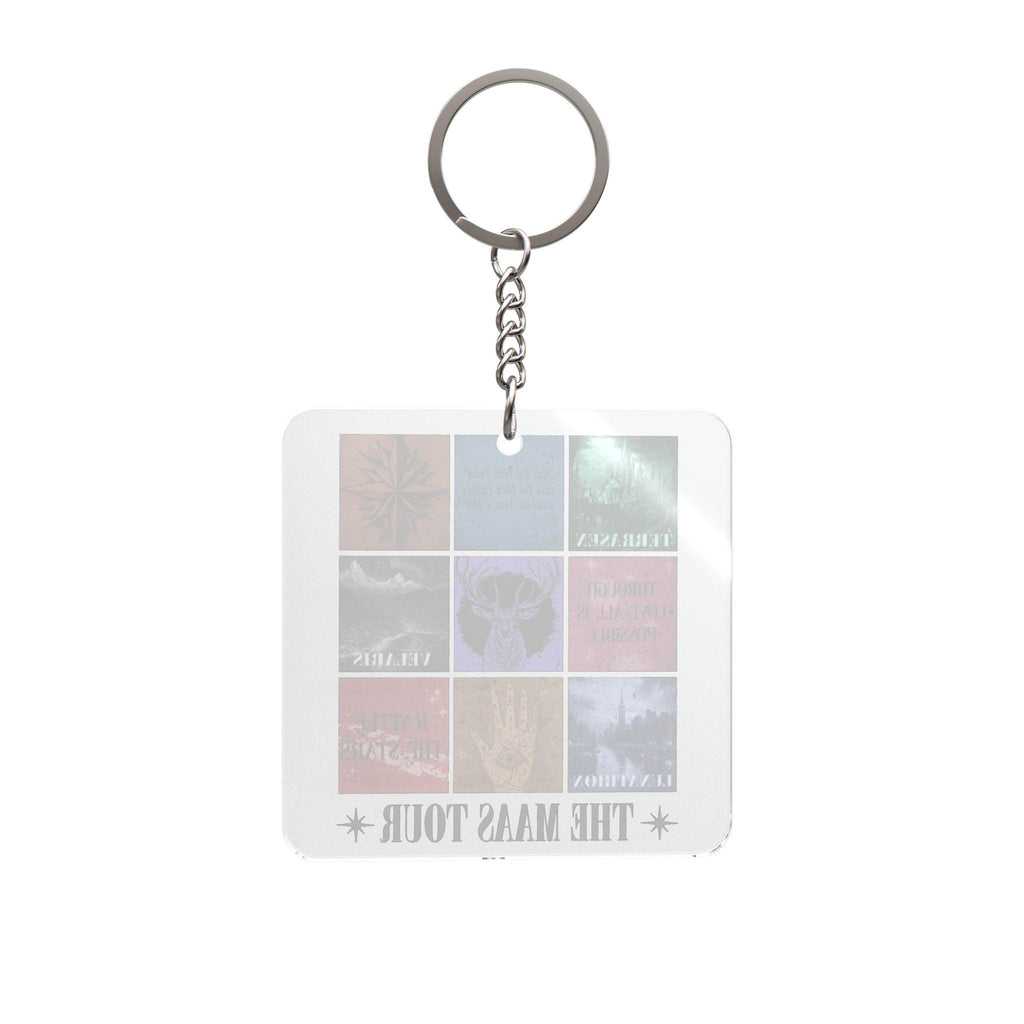 Maas Tour Keychain | Sarah J Maas Bookish Acrylic Keyring | Fantasy Reader Merch