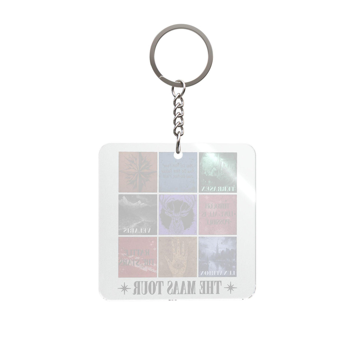 Maas Tour Keychain | Sarah J Maas Bookish Acrylic Keyring | Fantasy Reader Merch