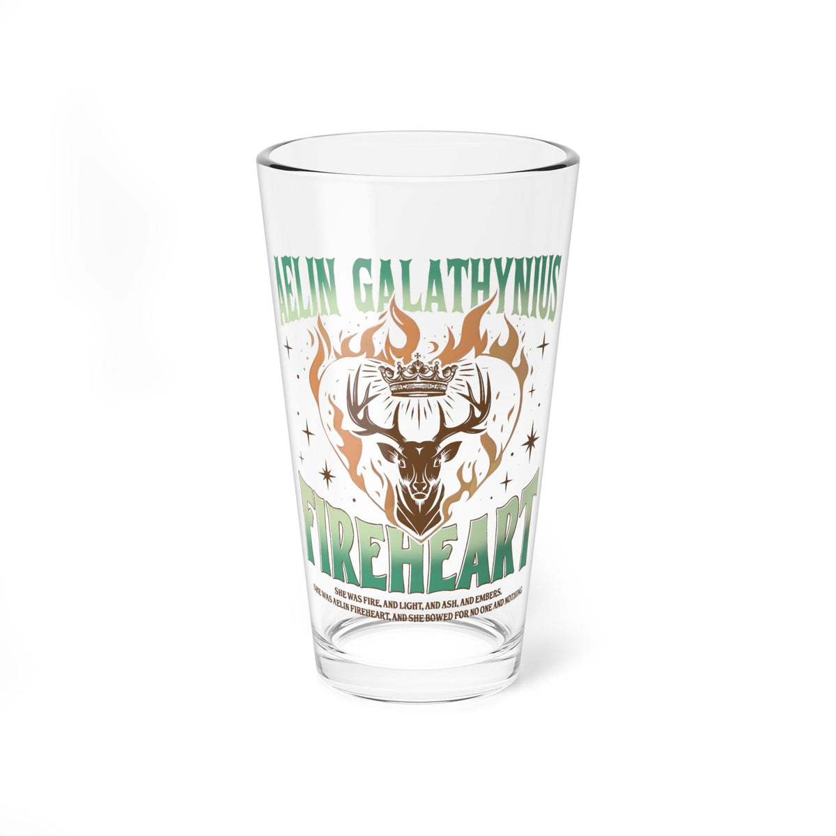 Aelin Galathynius inspires Drinking Glass Throne of Glass