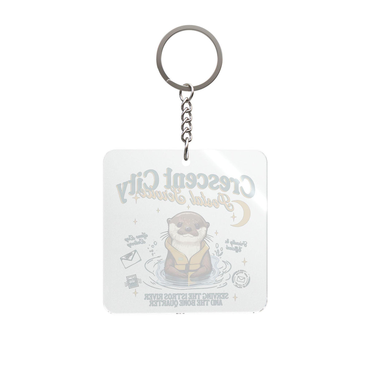 Crescent City Otter Keychain | Sarah J Maas Bookish Acrylic Keyring