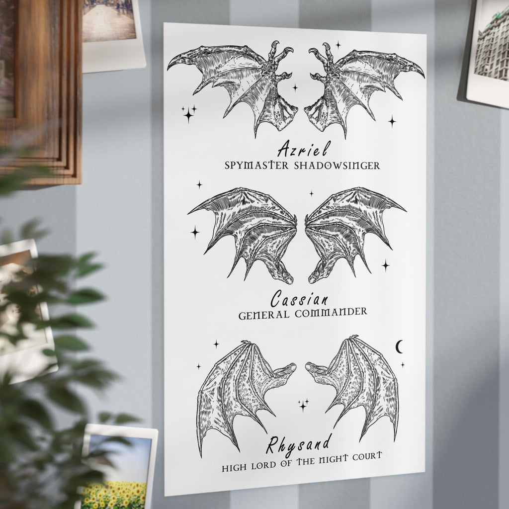 ACOTAR Bat Boys Unframed Print Wings