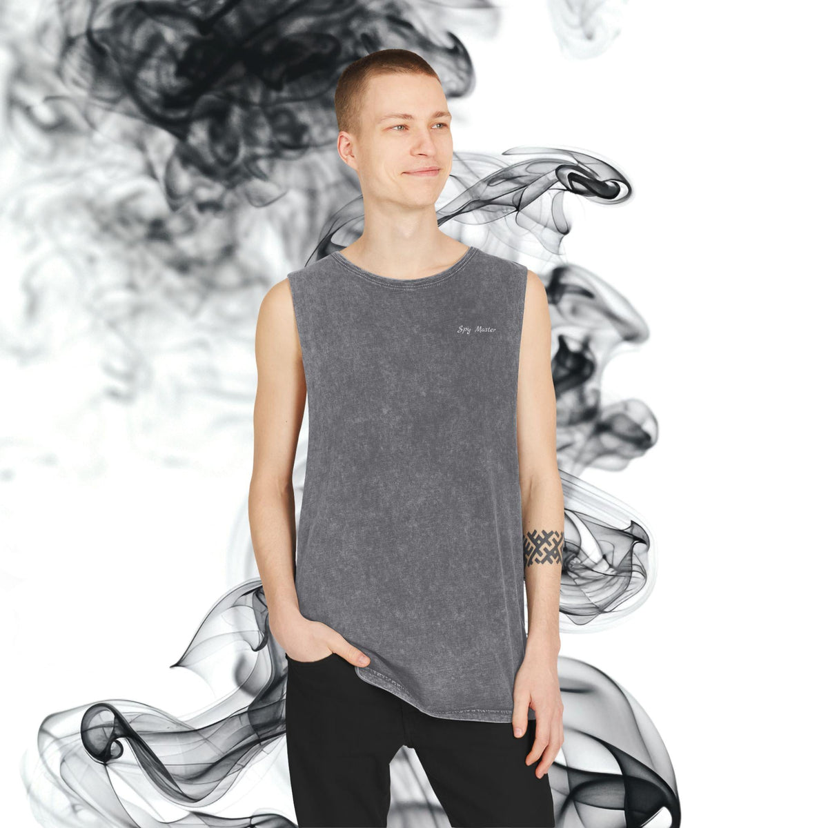 ACOTAR Inspired Bat Boys Unisex  Stonewash Tank Wings
