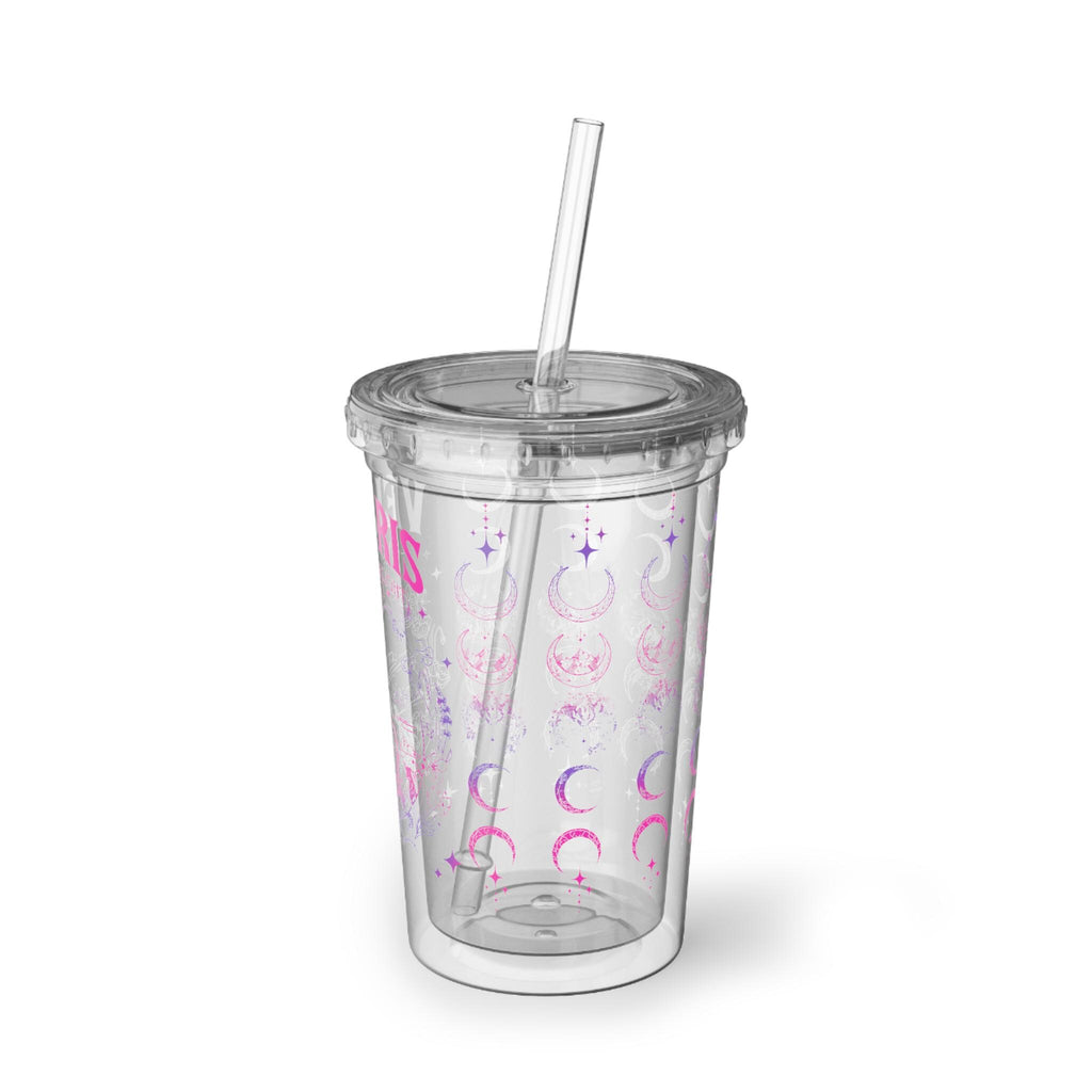 Velaris ACOTAR Double Walled Travel Cup With Straw, Everyday Use