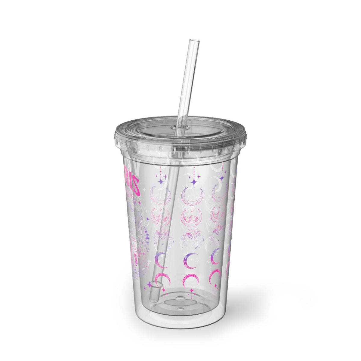 Velaris ACOTAR Double Walled Travel Cup With Straw, Everyday Use