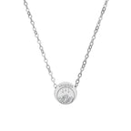 Engraved Velaris Emblem Mini Circle Necklace ACOTAR