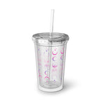 Velaris ACOTAR Double Walled Travel Cup With Straw, Everyday Use