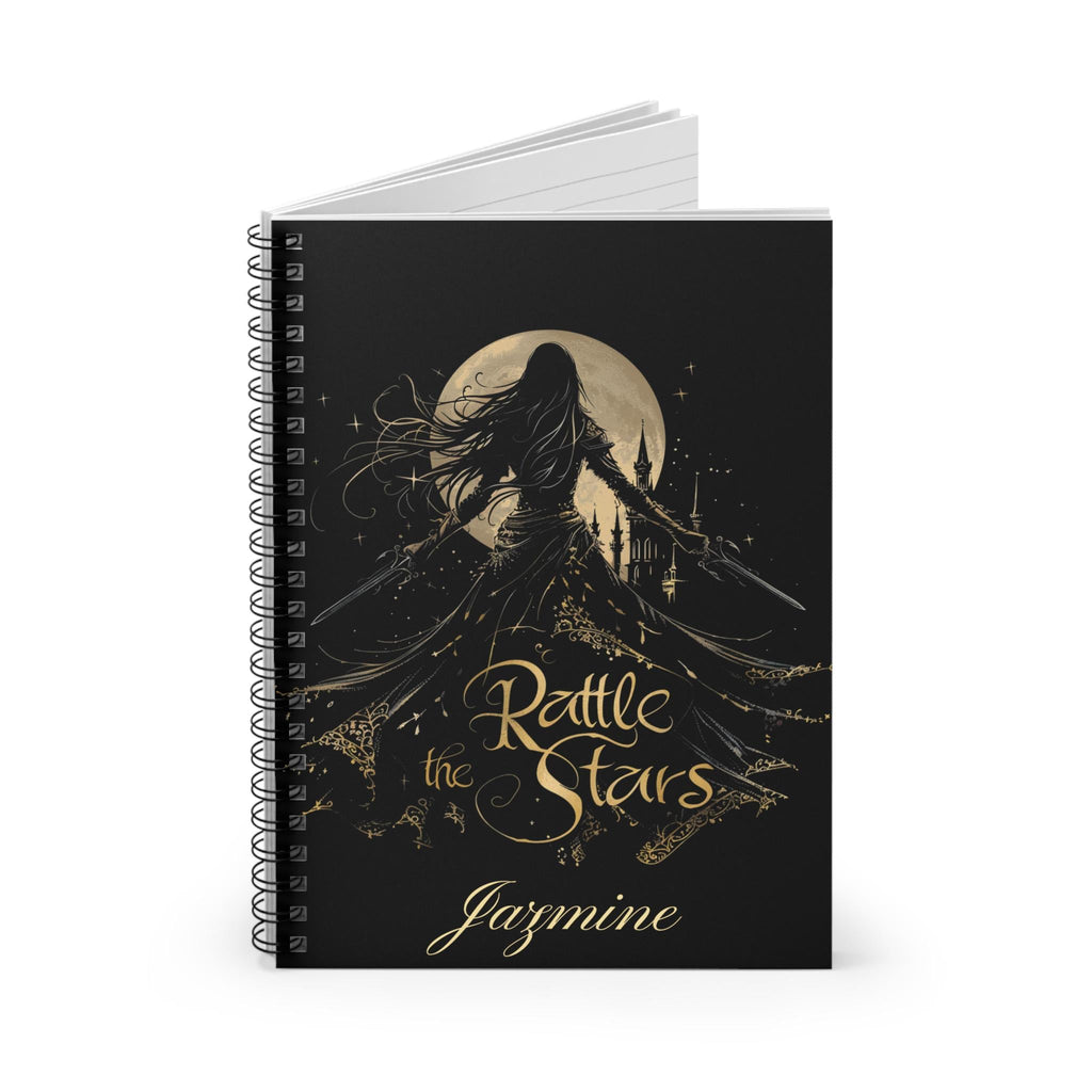 Personalised Celaena Notebook | Throne Of Glass Spiral Ruled Journal