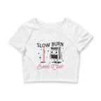 Slow Burn Book Club Shirt | Reader Graphic Tee | Bookish Apparel