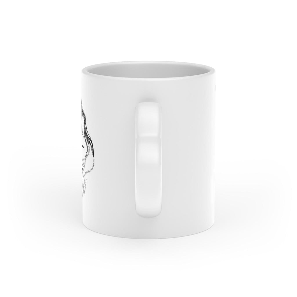 The Invisible Life Of Addie LaRue | Heart Handle Charcoal Sketch Mug