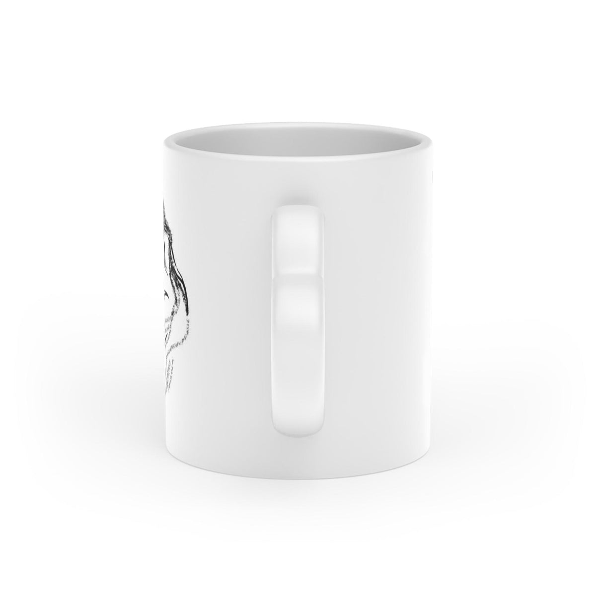 The Invisible Life Of Addie LaRue | Heart Handle Charcoal Sketch Mug