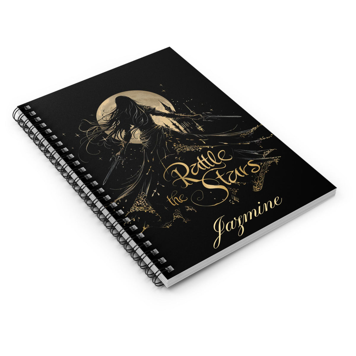 Personalised Celaena Notebook | Throne Of Glass Spiral Ruled Journal