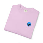 Lights Out Embroidered Tee *Black Stitch | Dark Romance Skull Shirt