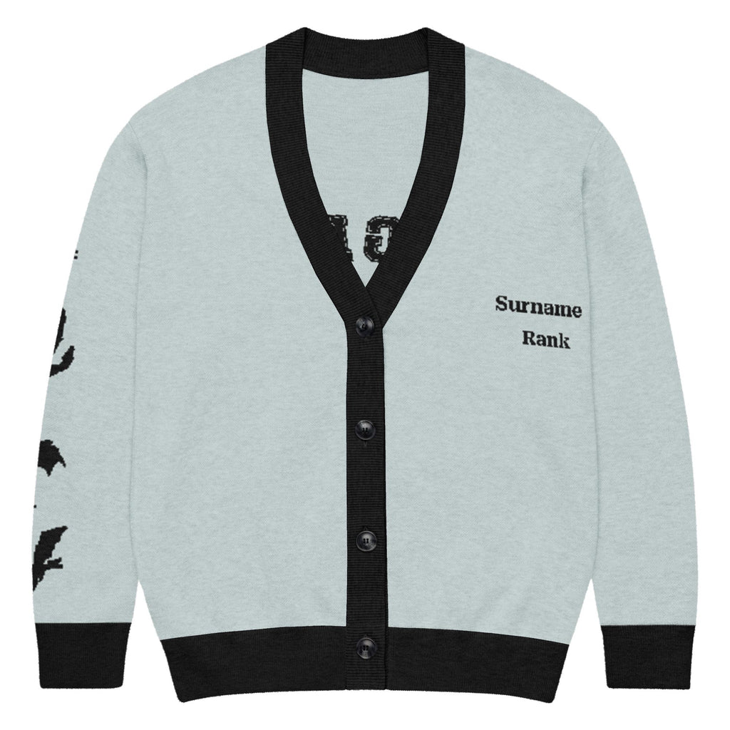 Personalised Basgiath War College Custom Knitted Cardigan, Powder, Fourth Wing