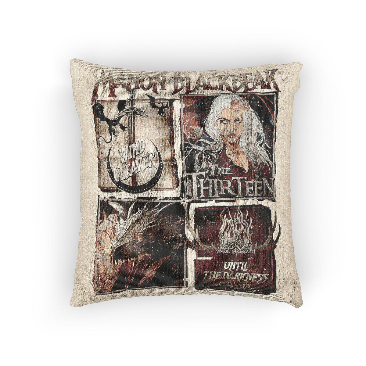 Manon Blackbeak Woven Pillow