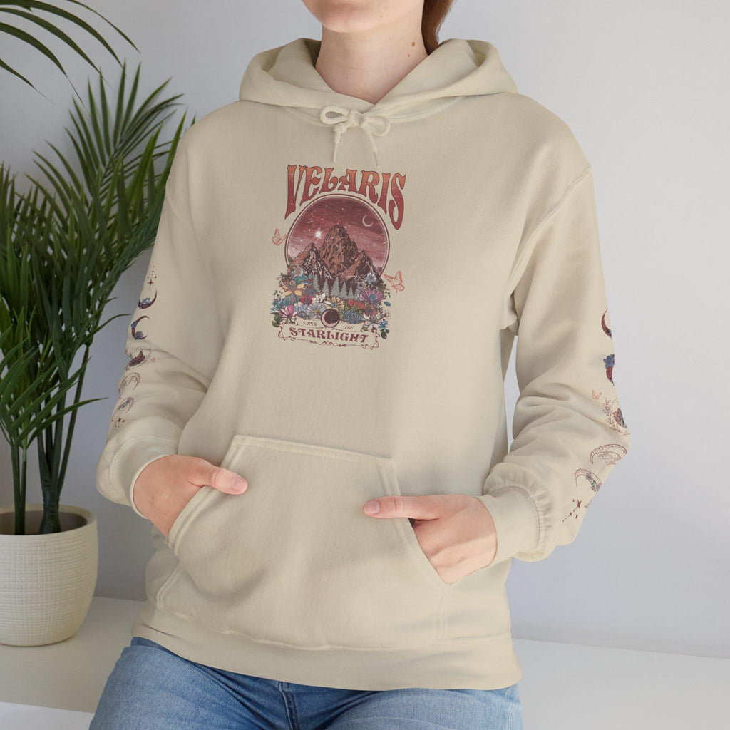 City Of Starlight Floral | Unisex Heavyweight Hoodie