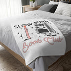 Personalised Slow Burn Book Club Blanket | Cozy Reading Throw for Romance Readers