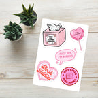 Hot Girls Read Bookish Sticker Sheet