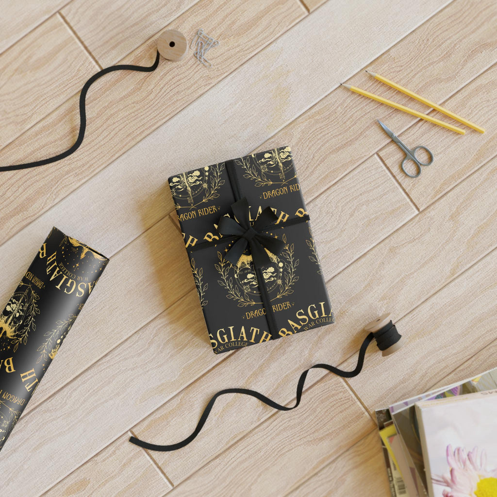 Basgiath Inspired Fourth Wing Wrapping Paper I Gift Wrap Rolls