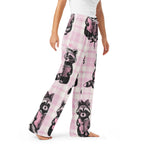 Reading Raccoon Satin Pajama Pants | Women's Sleepwear