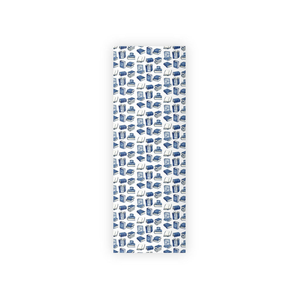 Blue Books Pattern Wrapping Paper, Recyclable Gift Wrap