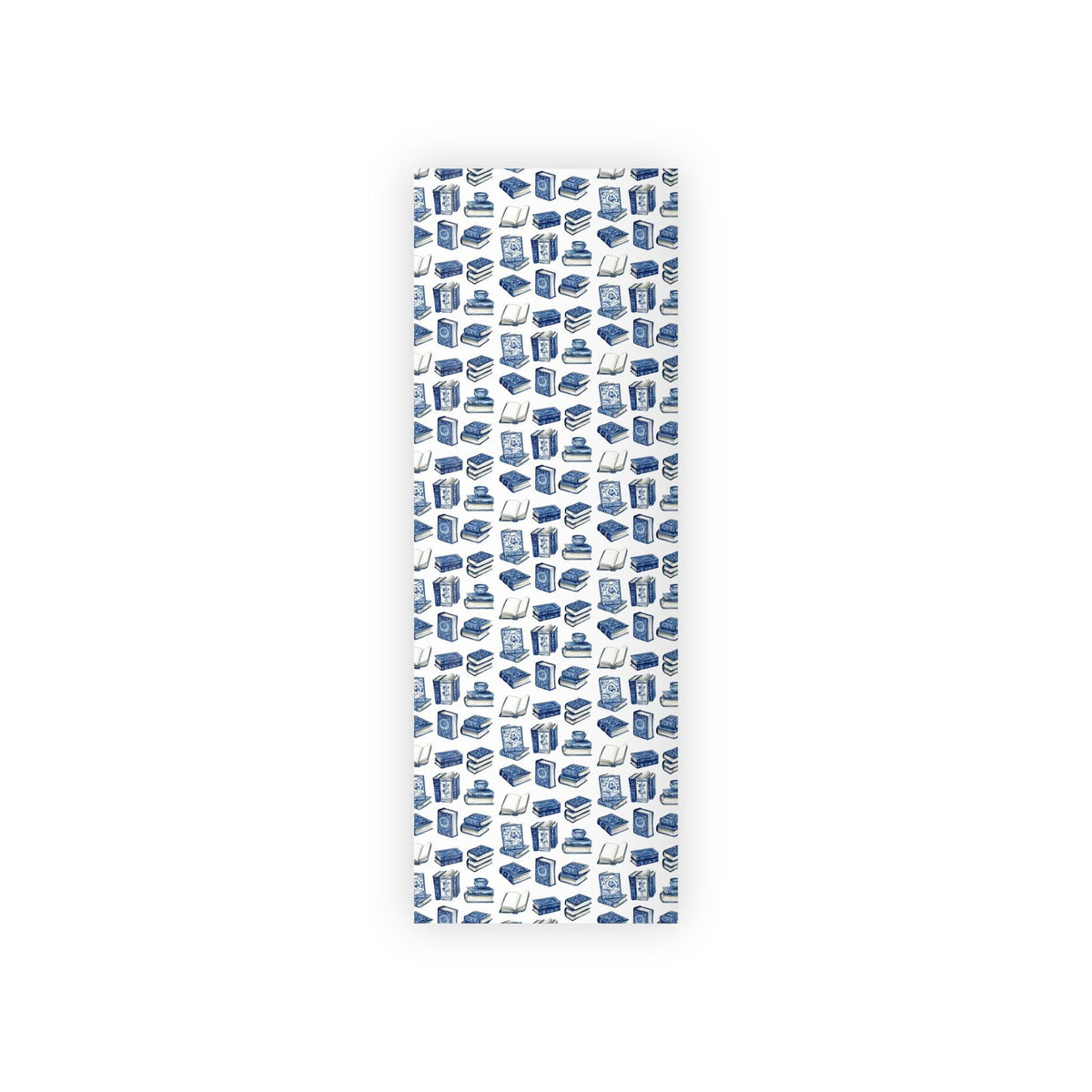 Blue Books Pattern Wrapping Paper, Recyclable Gift Wrap