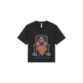Black front flat lay
