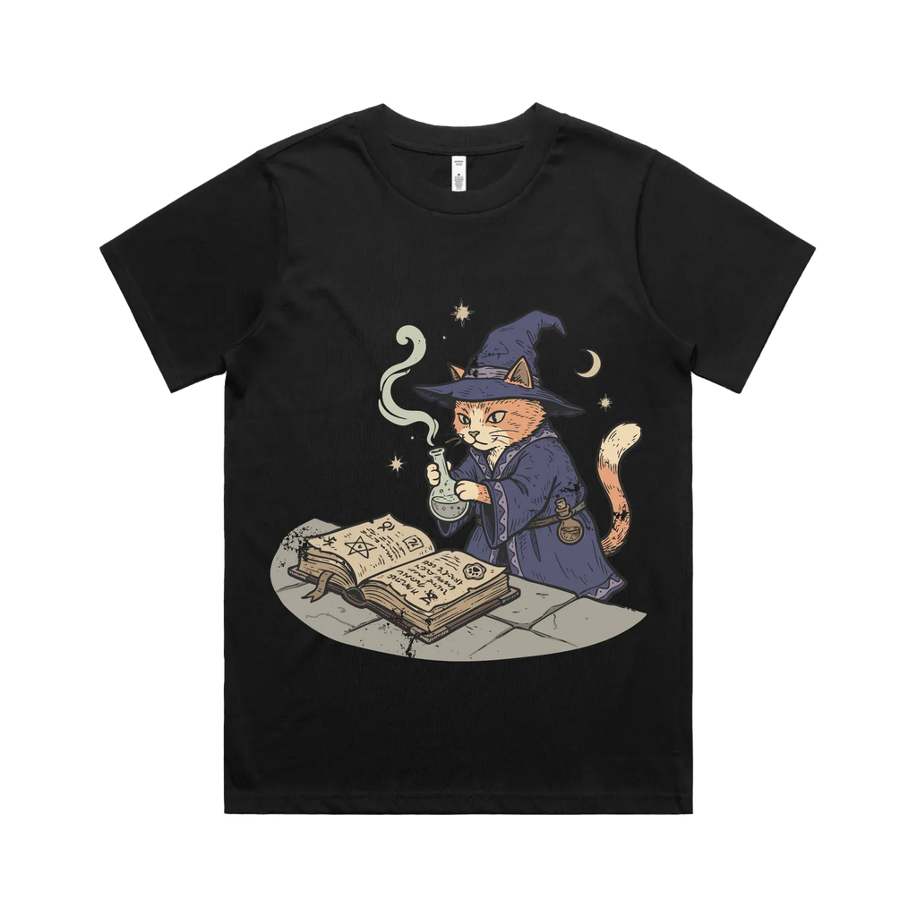 Black front flat lay
