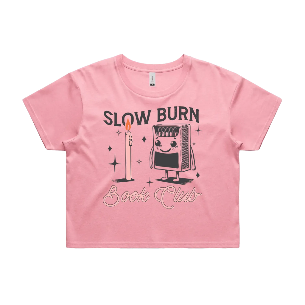 Slow Burn Book Club | Crop Tee