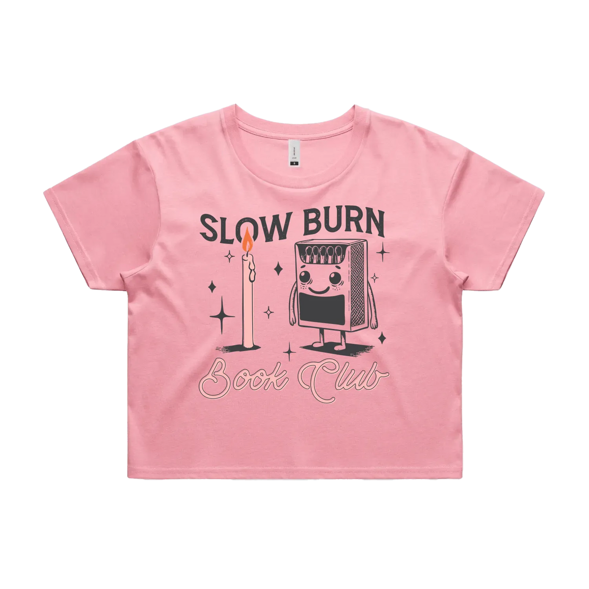 Slow Burn Book Club | Crop Tee