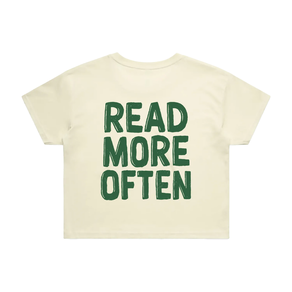 Read More Often | Crop Tee