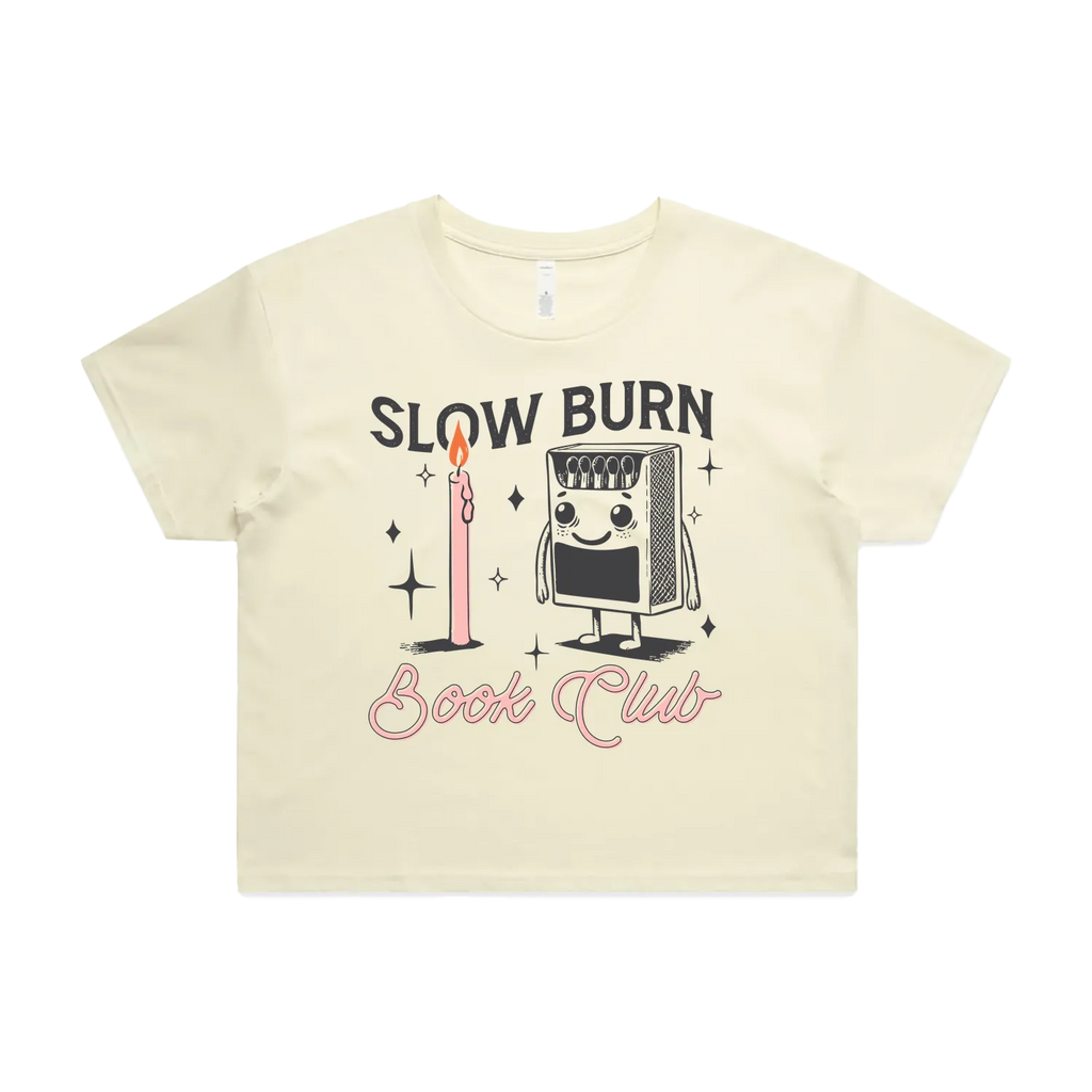 Slow Burn Book Club | Crop Tee