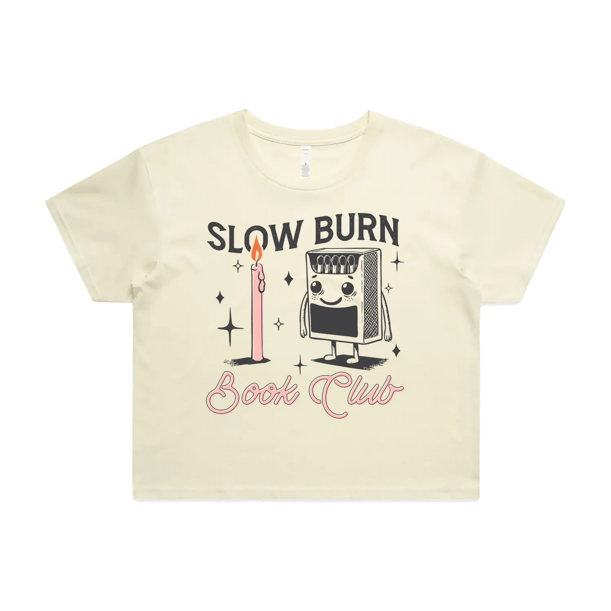 Slow Burn Book Club | Crop Tee