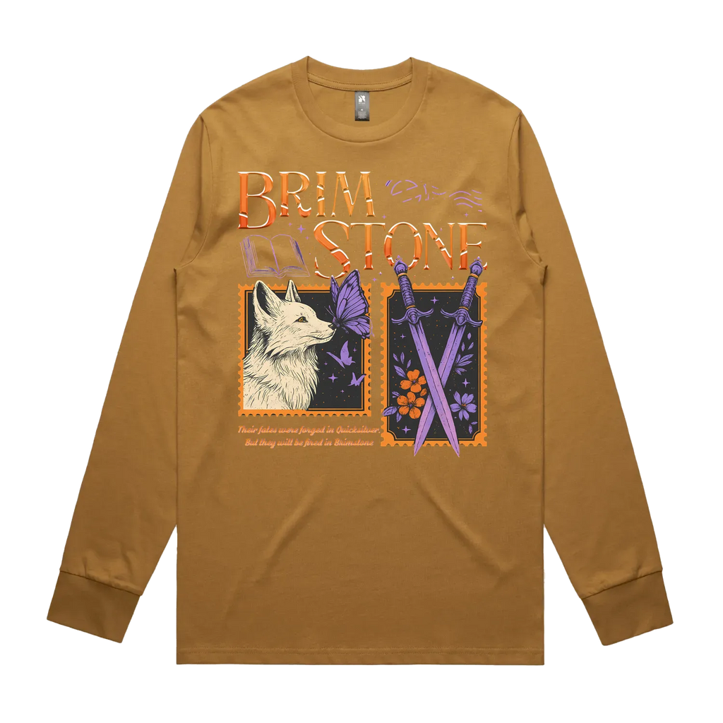 Camel front flat lay