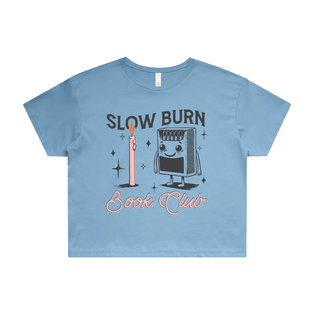 Slow Burn Book Club | Crop Tee
