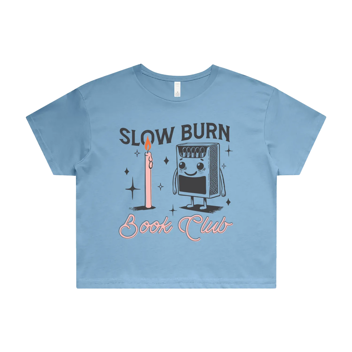 Slow Burn Book Club | Crop Tee