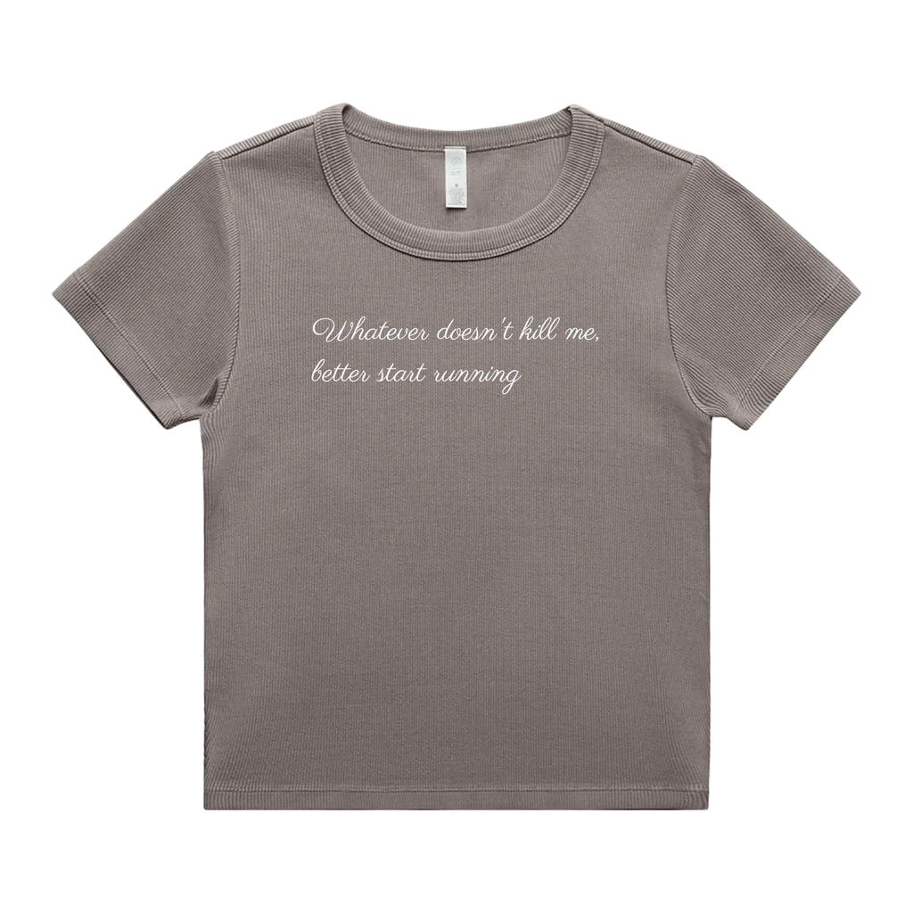 Faded Grey front flat lay
